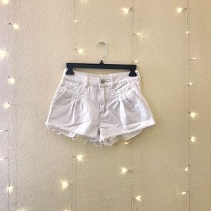 Pacsun Bullhead White Denim Shorts